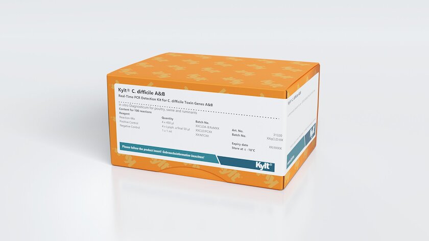 Kylt® C. difficile A & B qPCR LD 25 - SAN VET for Diagnostics For Animals