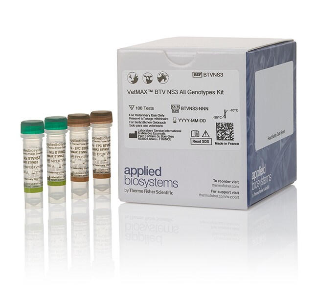 VetMAX™ BTV NS3 all Genotypes Kit - THERMO FISHER SCIENTIFIC for Diagnostics For Animals