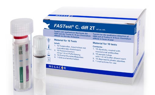 FASTest® C. diff 2T - MEGACOR for Diagnostics For Animals