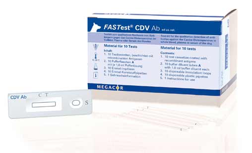 FASTest® CDV-CPV Ab - MEGACOR for Diagnostics For Animals