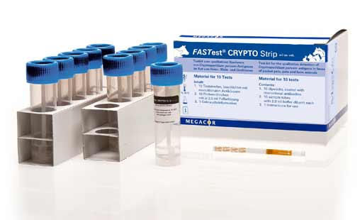 FASTest® CRYPTO Strip - MEGACOR for Diagnostics For Animals