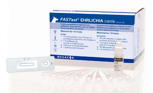 FASTest® EHRLICHIA canis - MEGACOR for Diagnostics For Animals