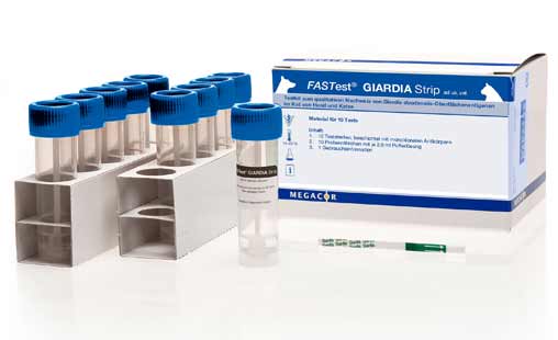 FASTest® GIARDIA Strip - MEGACOR for Diagnostics For Animals