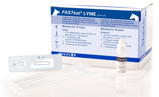 FASTest® LYME - MEGACOR for Diagnostics For Animals