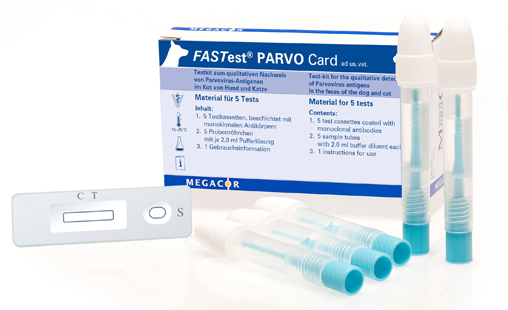 FASTest® PARVO Card - MEGACOR for Diagnostics For Animals