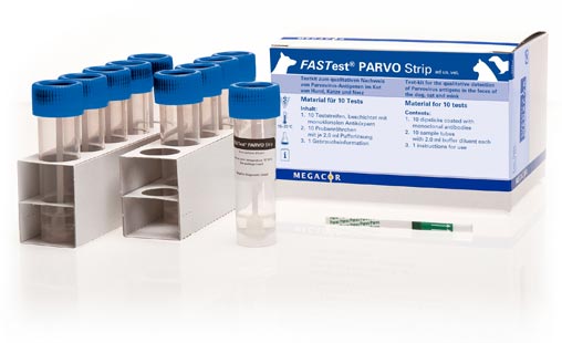 FASTest® PARVO Strip - MEGACOR for Diagnostics For Animals