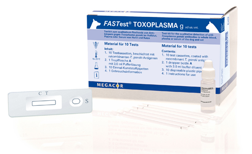 FASTest® TOXOPLASMA g - MEGACOR for Diagnostics For Animals