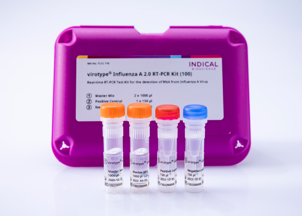 virotype® Influenza A 2.0 RT-PCR Kit - INDICAL BIOSCIENCE GmbH for Diagnostics For Animals