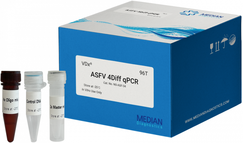 VDx® ASFV 4Diff qPCR - MEDIAN DIAGNOSTICS for Diagnostics For Animals