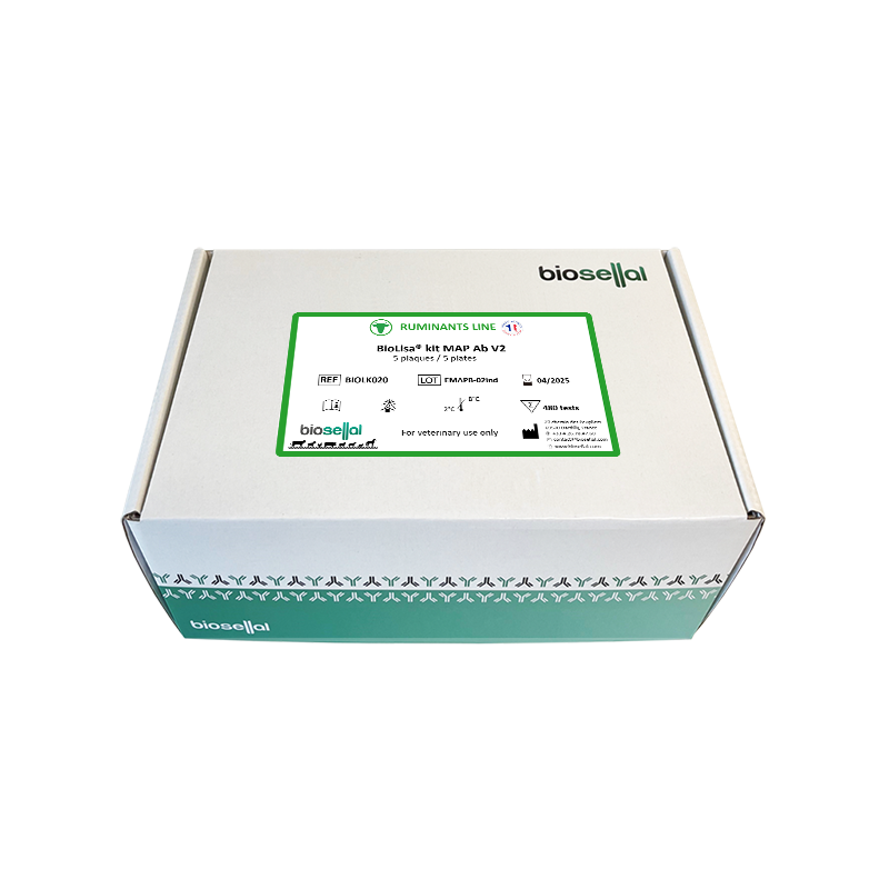 BioLisa kit MAP Ab V2 (sheep & goats) - BIO SELLAL for Diagnostics For Animals