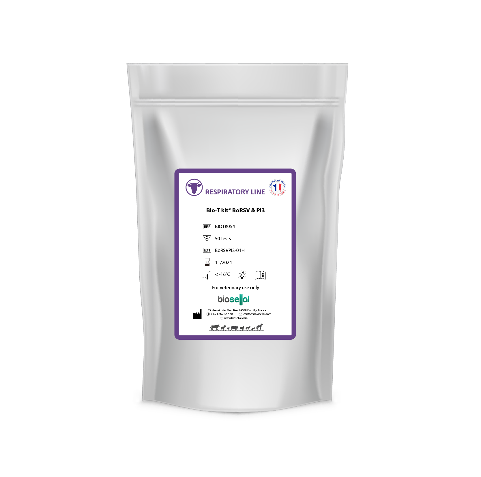 Bio-T kit BoRSV & PI3 - Diagnostics For Animals Diagnostics For