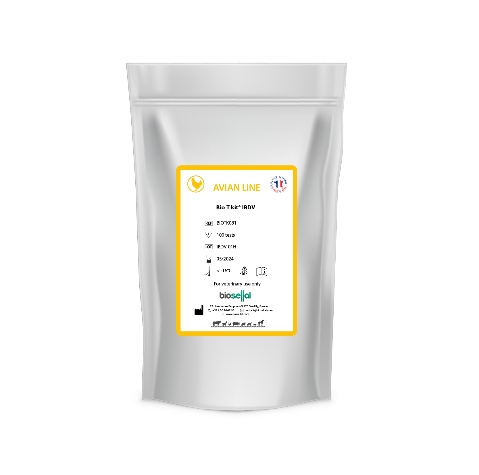 Bio-T kit IBDV - BIO SELLAL for Diagnostics For Animals