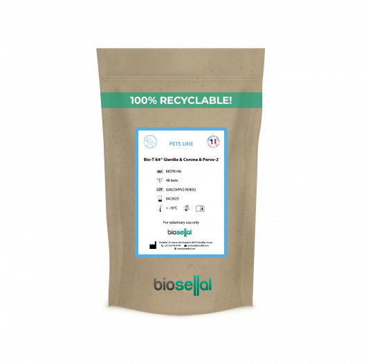 Bio-T kit® Giardia & Corona & Parvo-2 - BIO SELLAL for Diagnostics For Animals