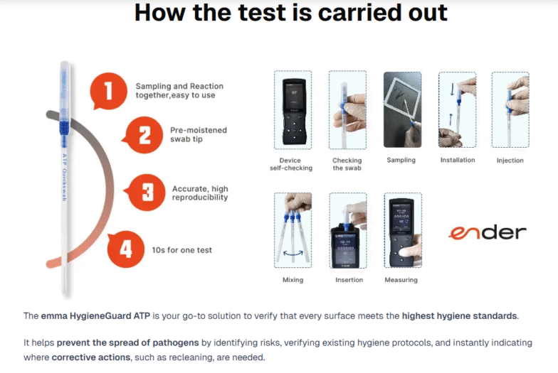 ATP Pocketswab Liquid - ENDER for Diagnostics For Animals